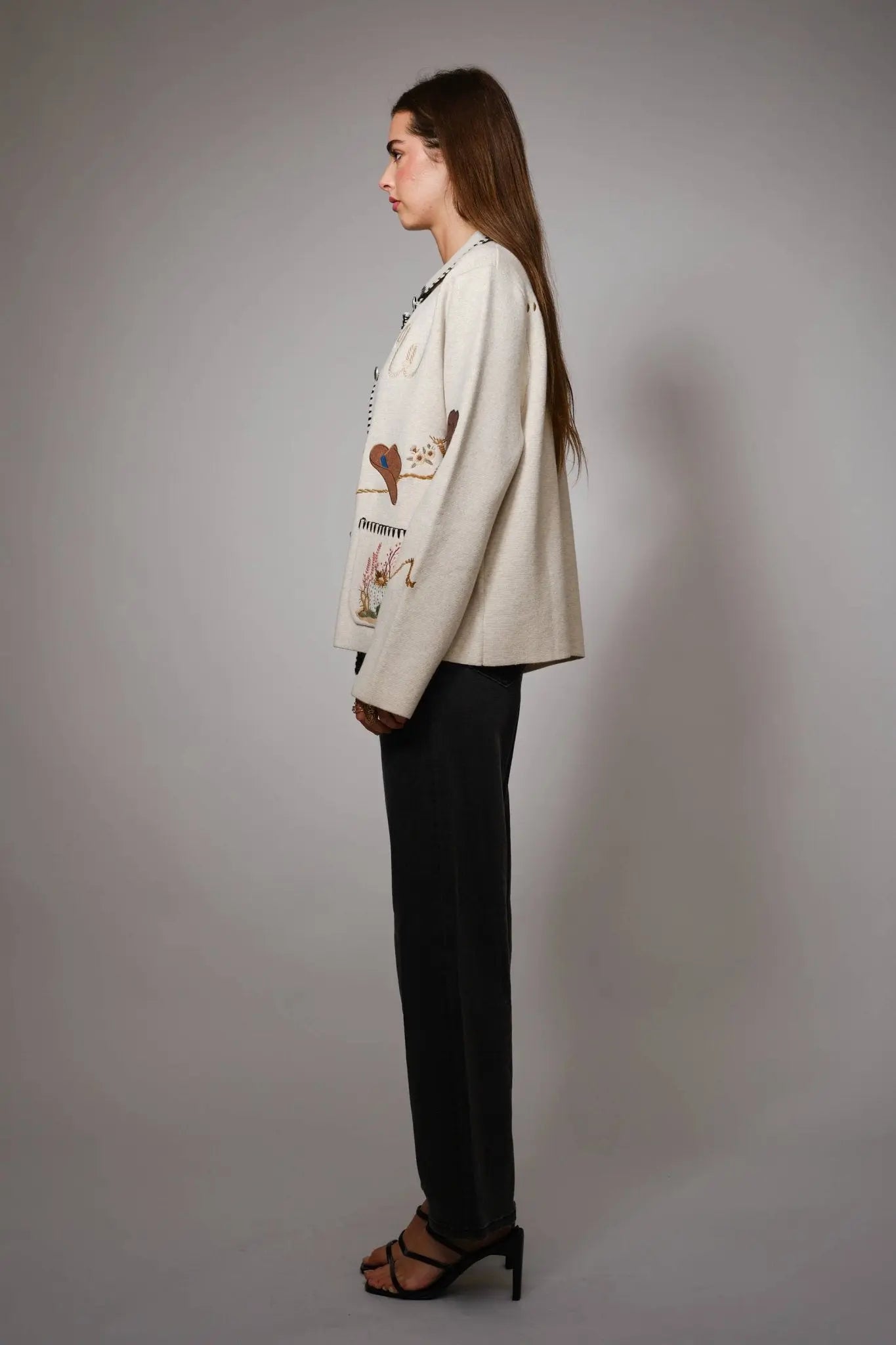 Western Wool Sweater Jacket - Bridle Up Hope Shop