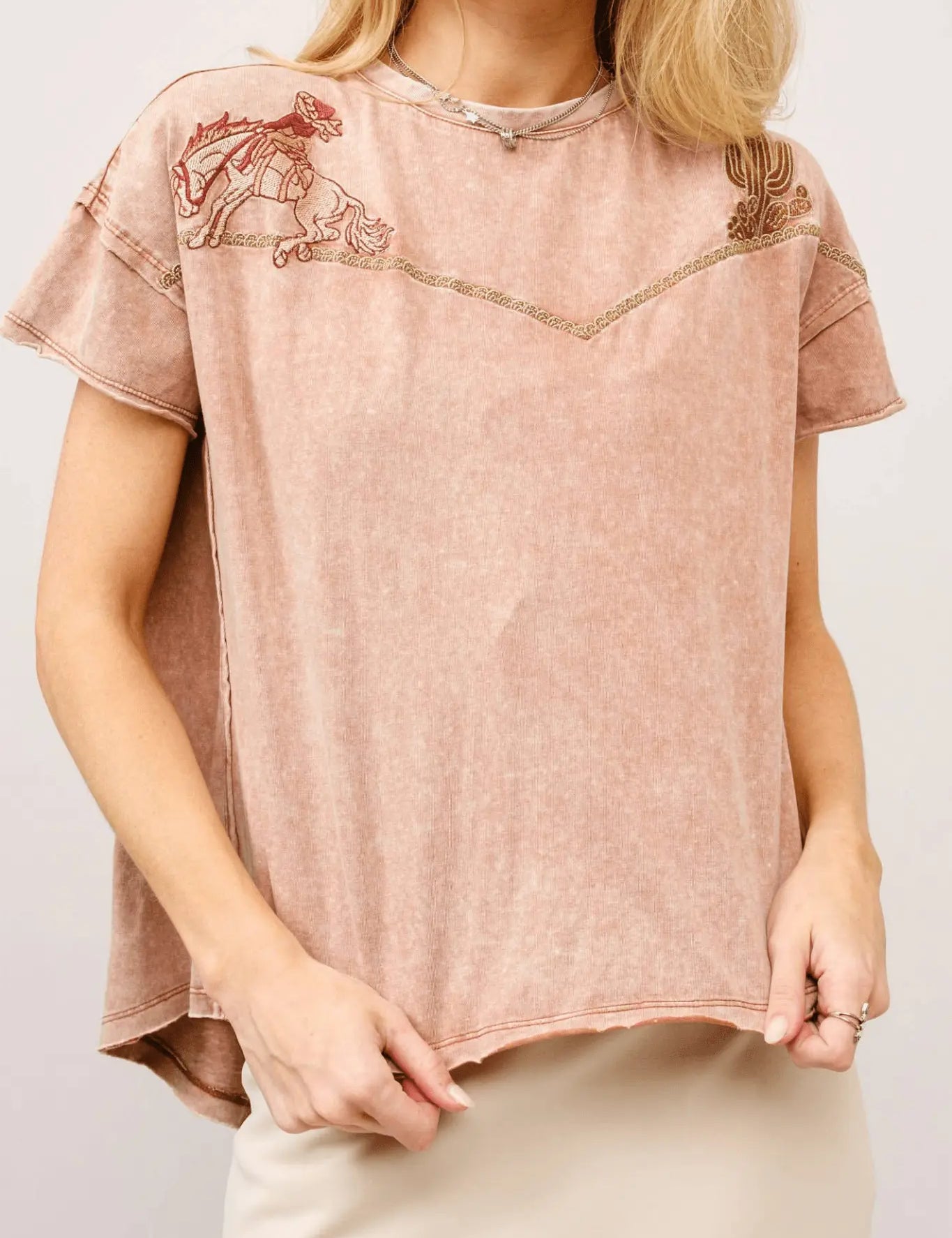 Western Yoke T-Shirt - Bridle Up Hope Shop