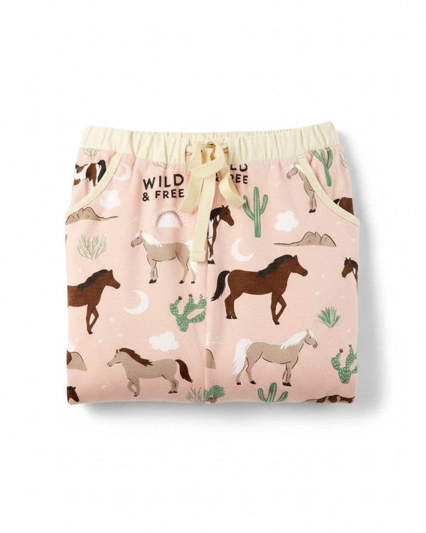 Wild & Free Horse Pajama Bottoms