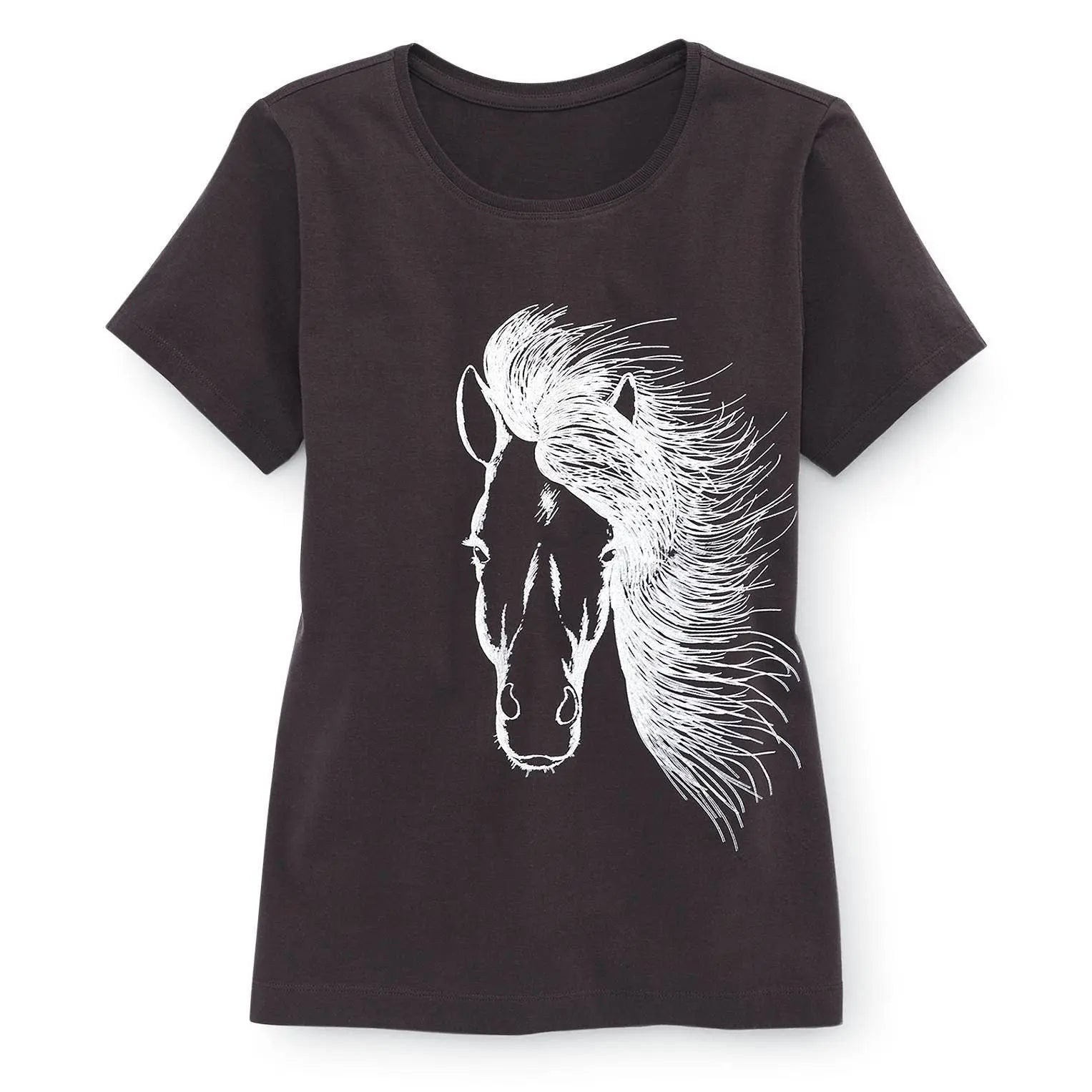 Wild Horse Glitter Tee - Bridle Up Hope Shop