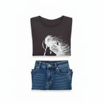 Wild Horse Glitter Tee - Bridle Up Hope Shop