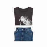 Wild Horse Glitter Tee - Bridle Up Hope Shop