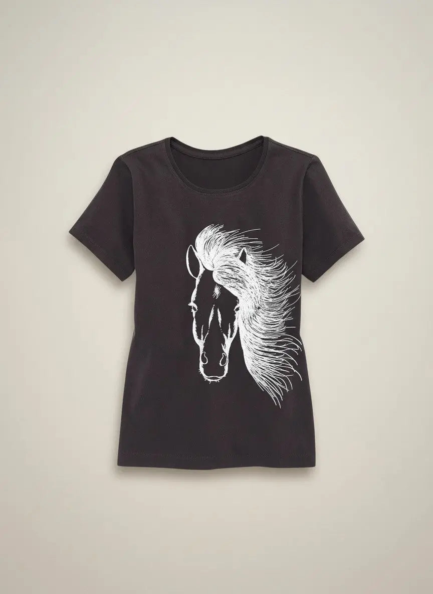 Wild Horse Glitter Tee - Bridle Up Hope Shop