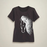Wild Horse Glitter Tee - Bridle Up Hope Shop