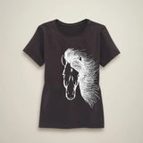 Wild Horse Glitter Tee - Bridle Up Hope Shop