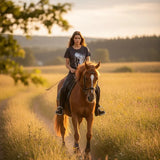 Wild Horse Glitter Tee - Bridle Up Hope Shop