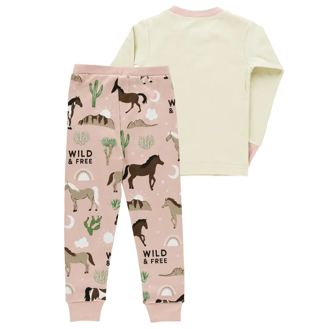 Wild Horses Kid PJ Set - Bridle Up Hope Shop
