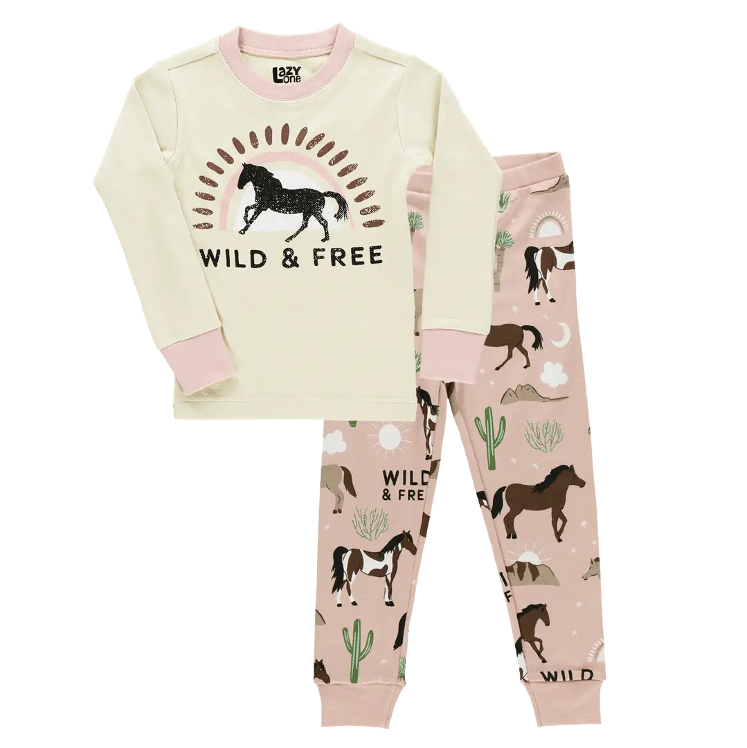 Wild Horses Kid PJ Set - Bridle Up Hope Shop