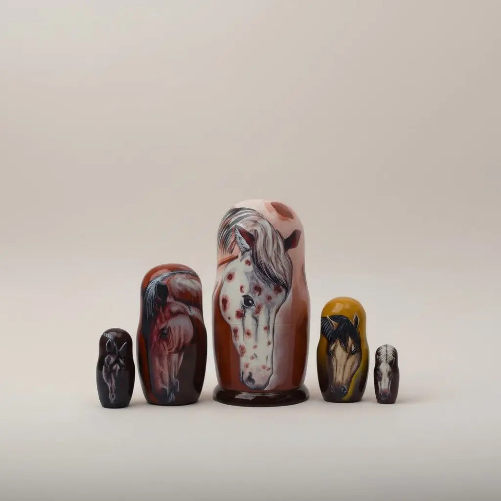 Wild Horses Nesting Doll - Bridle Up Hope Shop