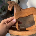 Wood Rocking Horse Decoration - Bridle Up Hope Shop