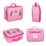 horse embroidered lunch box