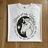 Year of the Horse Cropped T-Shirt - Bridle Up Hope Shop