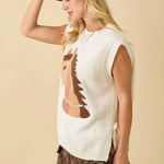 Yeehaw Yarn Sweater Vest - Bridle Up Hope Shop