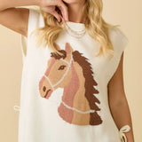 Yeehaw Yarn Sweater Vest - Bridle Up Hope Shop