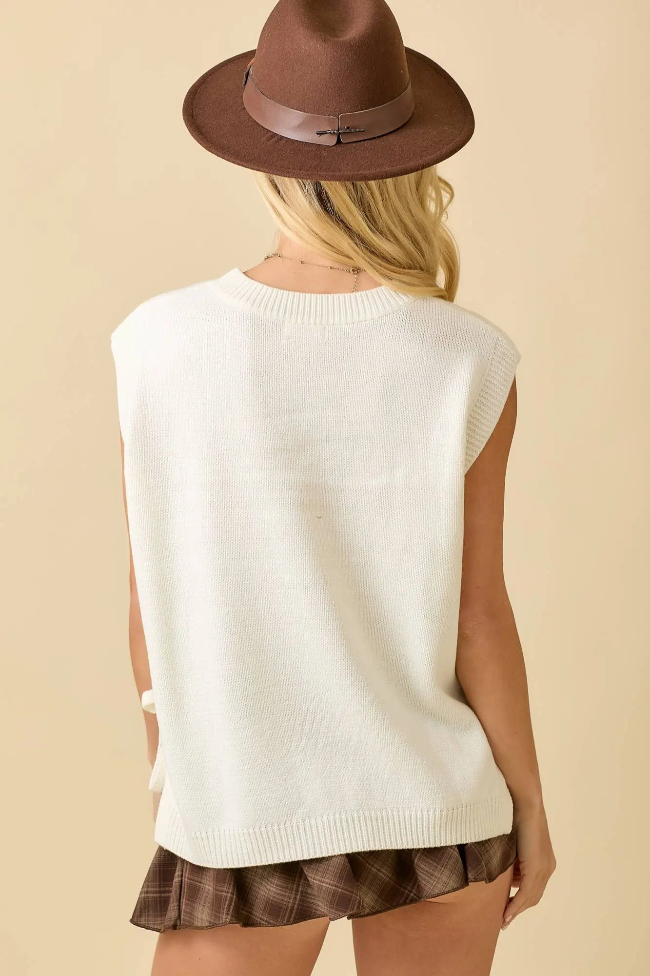 Yeehaw Yarn Sweater Vest - Bridle Up Hope Shop