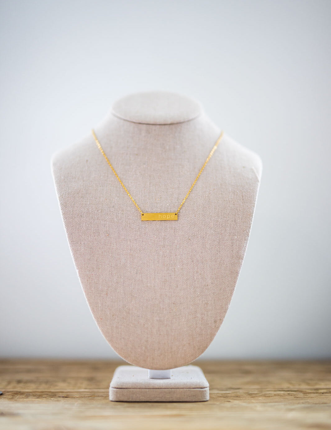 bar of hope necklace