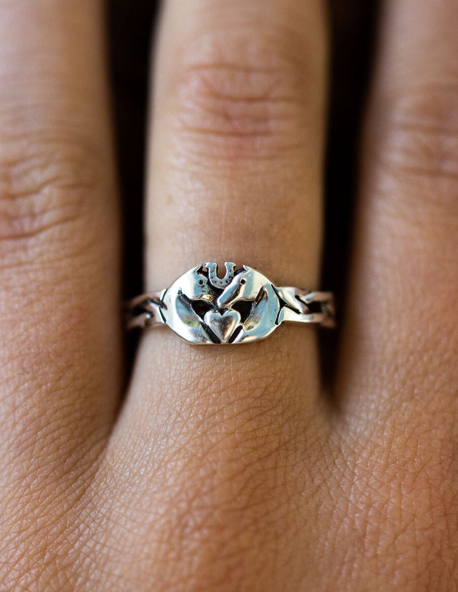 Horse Claddagh Ring - Bridle Up Hope Shop