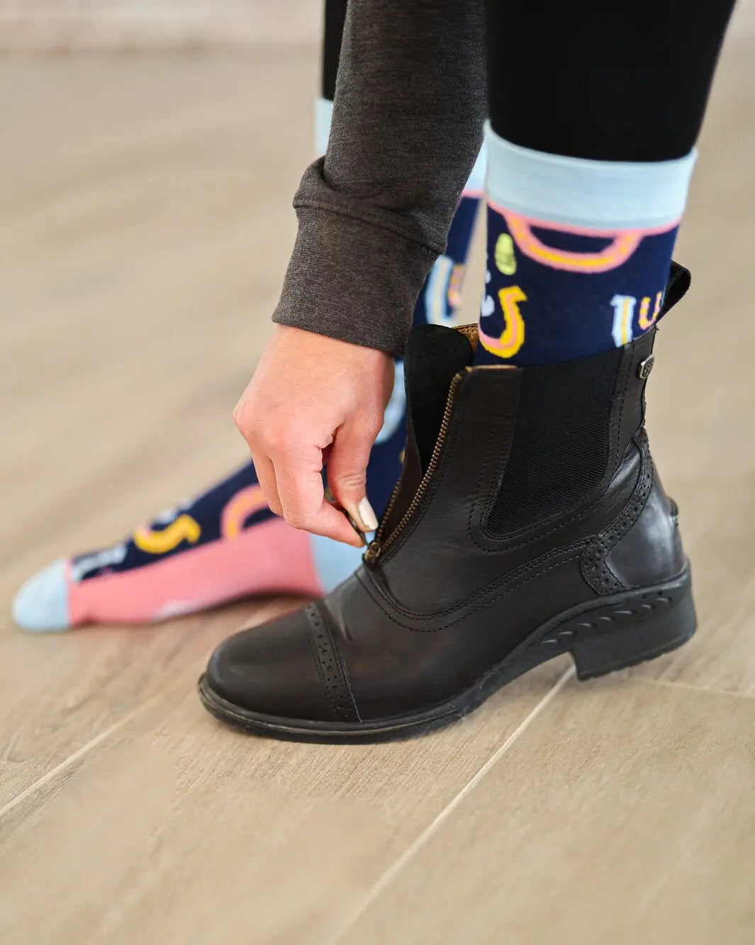 Lucky Horseshoe Socks - Bridle Up Hope Shop