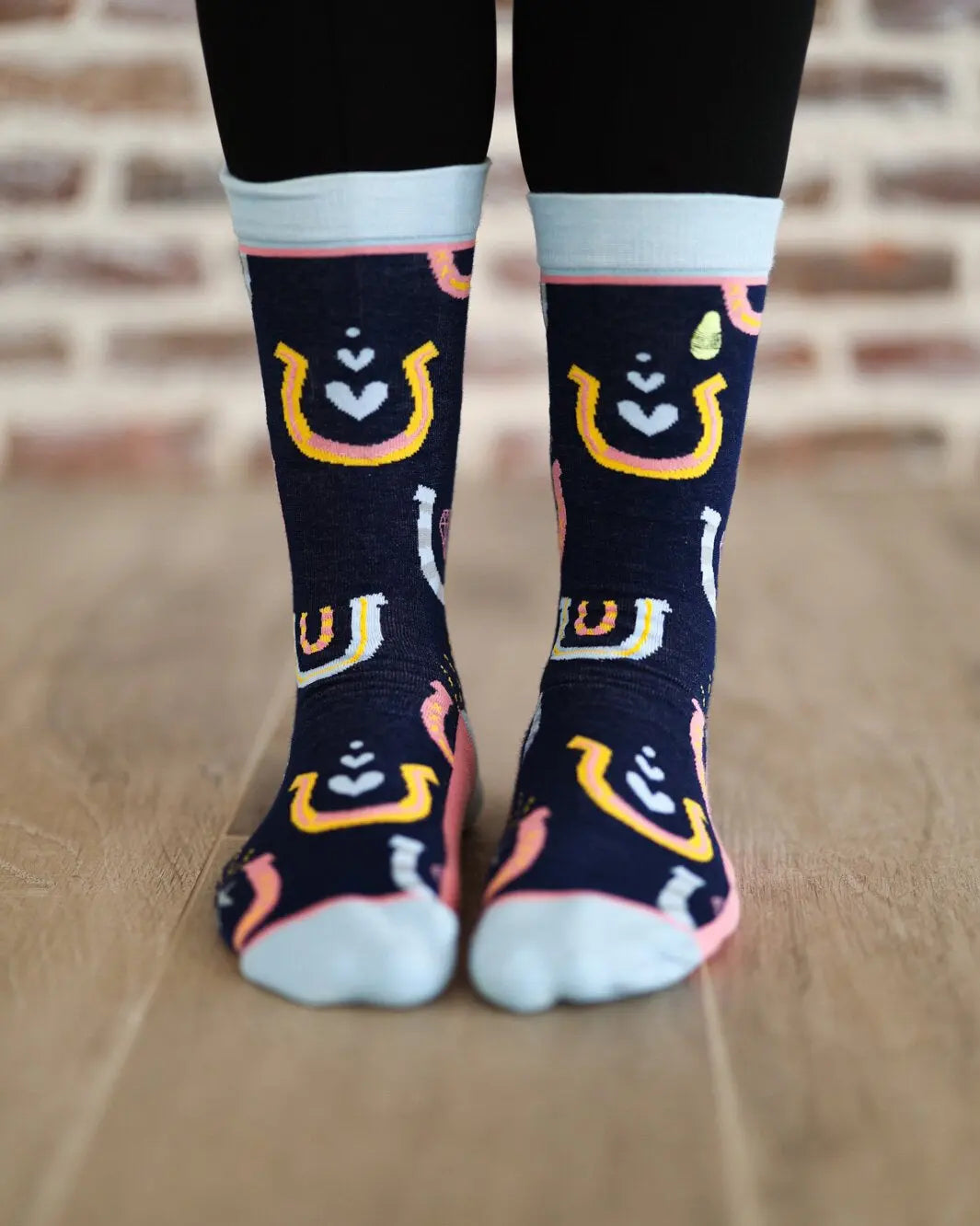 Lucky Horseshoe Socks - Bridle Up Hope Shop