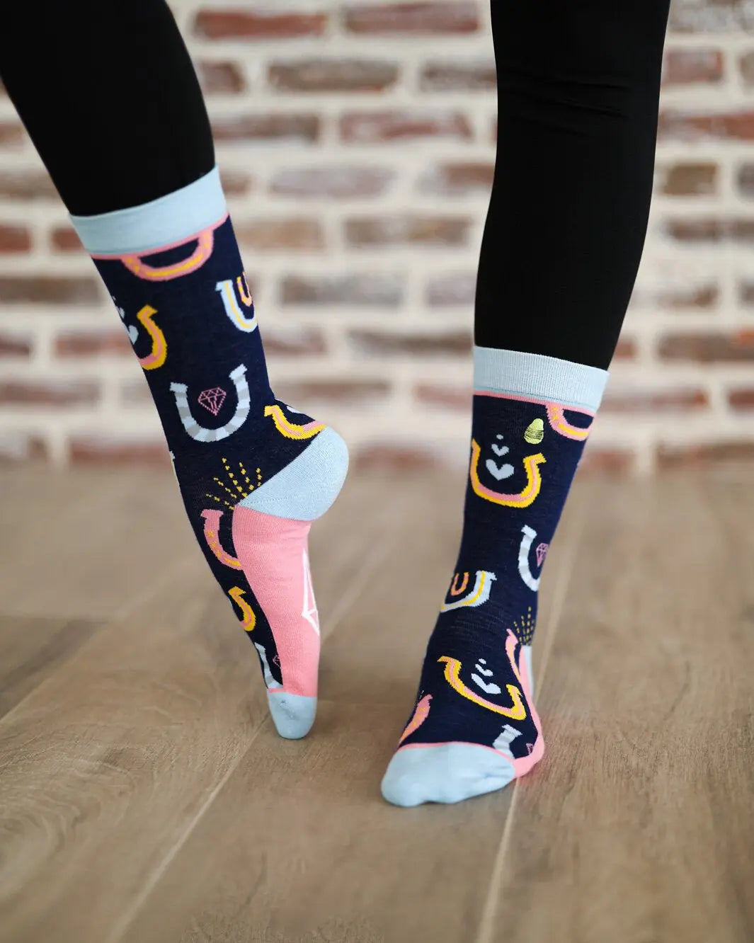 Lucky Horseshoe Socks - Bridle Up Hope Shop