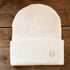 Pink Horseshoe Beanie (White) - Bridle Up Hope Shop