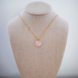 Precious Pink Horseshoe Necklace - Bridle Up Hope Shop